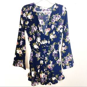 Impeccable Pig Floral Long Sleeve Romper